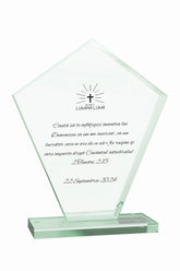 GSW 019 | Trofeu din Sticlă Personalizabil - TrophyShop